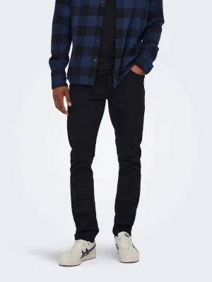 Loom Mid Rise Slim Jean | Black