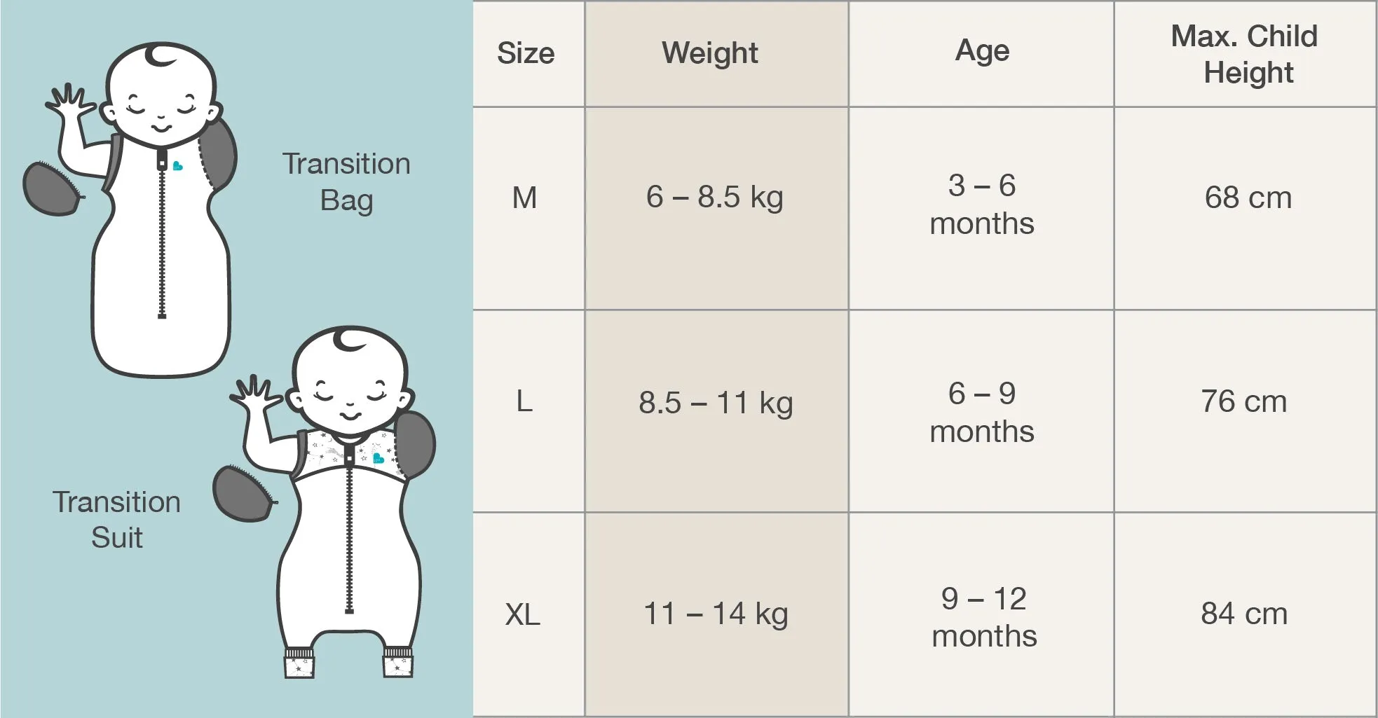 Love To Dream SU  0.2 Tog Transition Suit - White