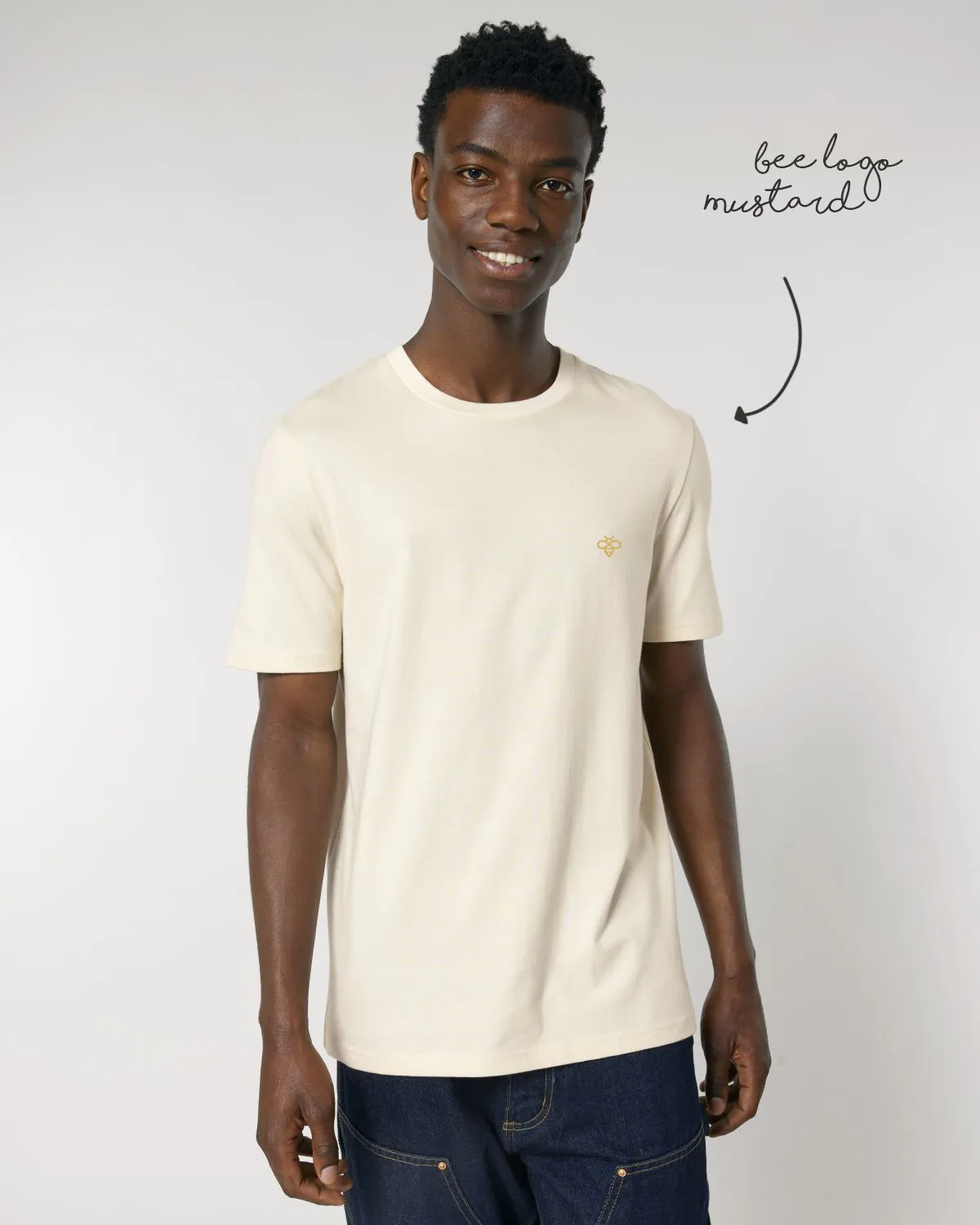 LoveBee Adult T-shirt | Natural Raw