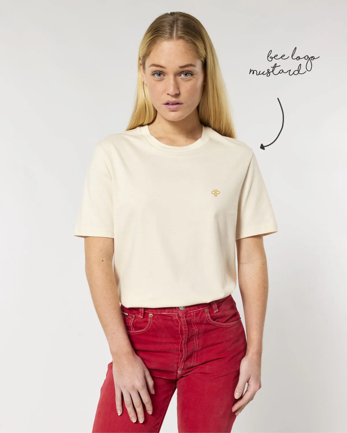 LoveBee Adult T-shirt | Natural Raw
