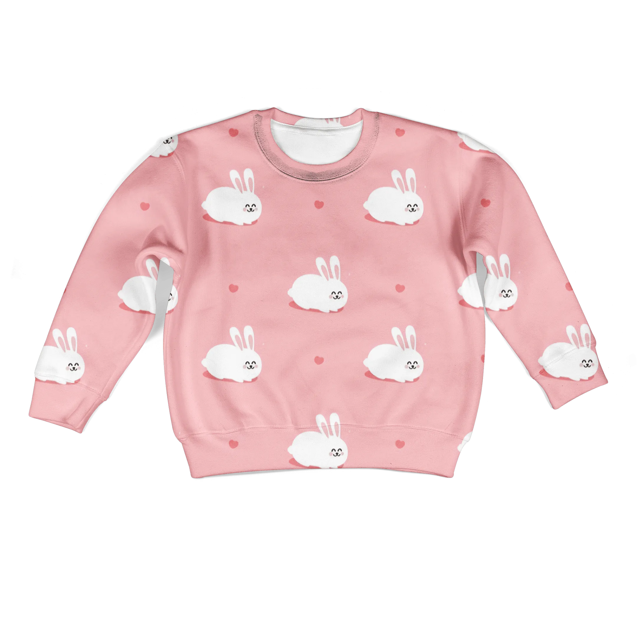 Lovely White Rabbit Custom Cosplay Kid Hoodie