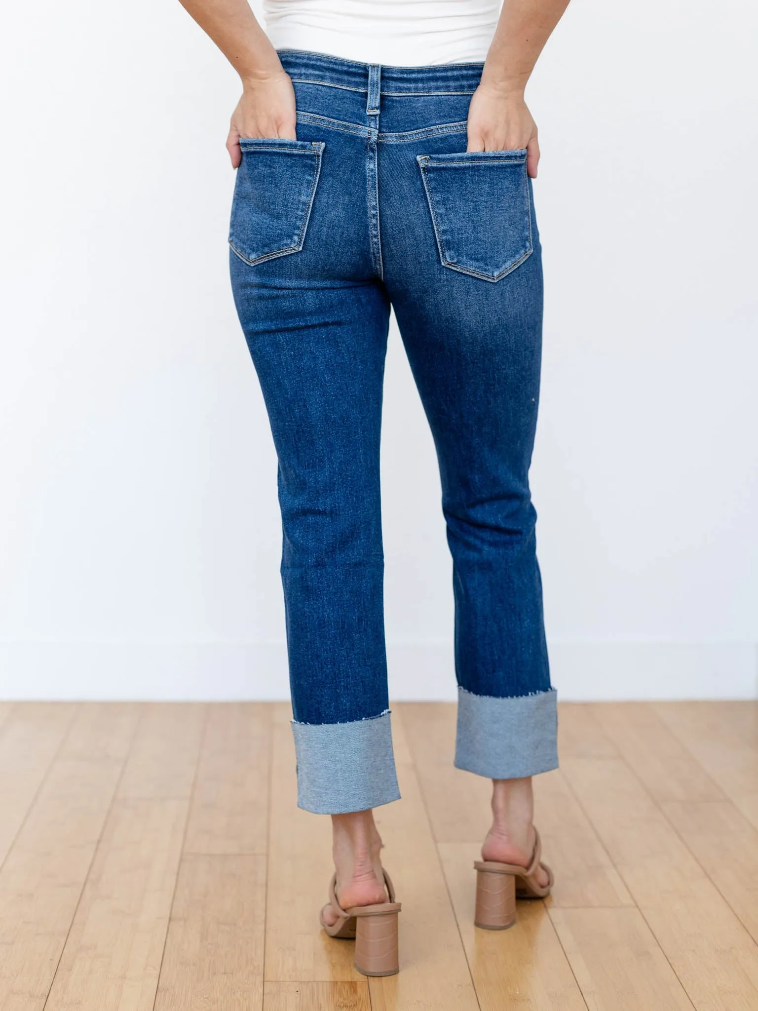 Lovervet Sagacity High Rise Cuff Slim Straight