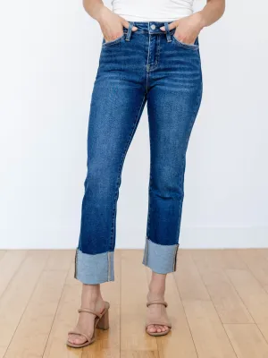 Lovervet Sagacity High Rise Cuff Slim Straight