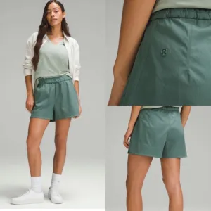 Lululemon Cinchable Waist High-Rise Woven Short 3.5&quot;Medium Forest! NWT