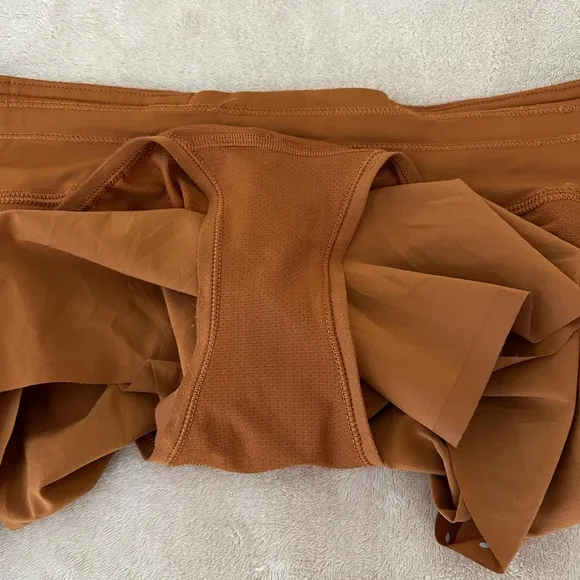 Lululemon Find Your Pace High-Rise Lined Short 3&quot;-Butternut Brown- Size 6