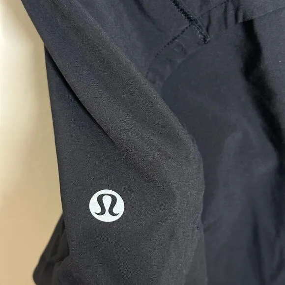 LULULEMON Run Times Short II *4&quot; Black Sz 6 {WW26}