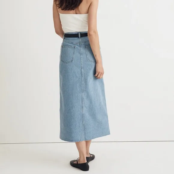 Madewell Denim Maxi Skirt
