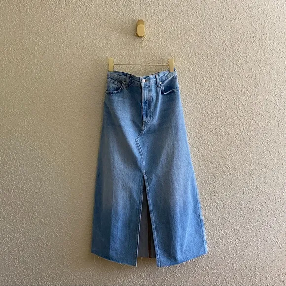 Madewell Denim Maxi Skirt