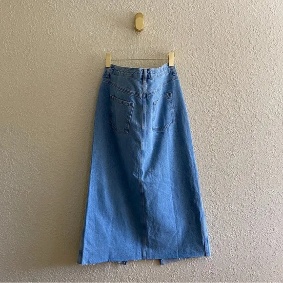 Madewell Denim Maxi Skirt