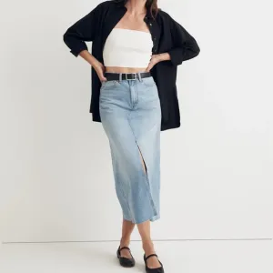 Madewell Denim Maxi Skirt