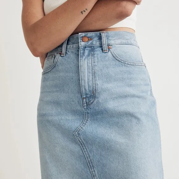 Madewell Denim Maxi Skirt