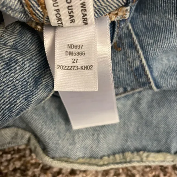 Madewell Relaxed Denim Shorts sz 27