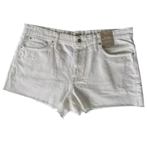Madewell Relaxed Denim Shorts Tile White Size 33