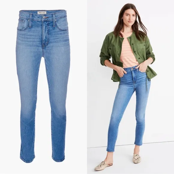 Madewell • Roadtripper Crop Jeans in Iberia Wash skinny ankle cropped slim