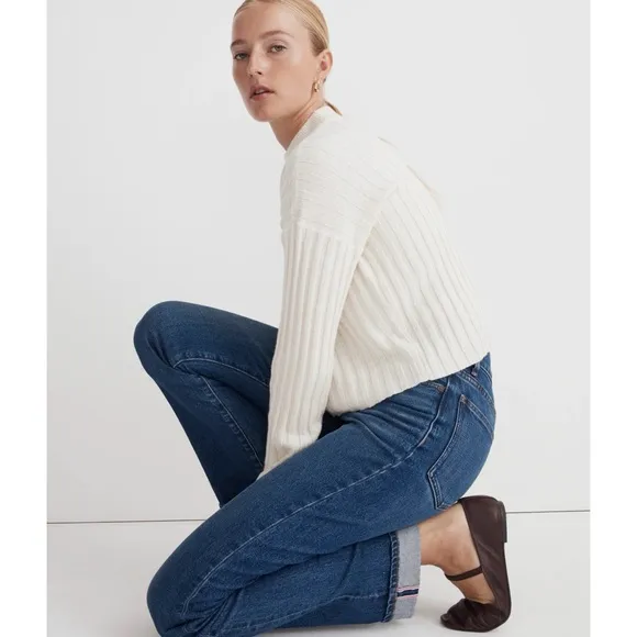 Madewell The '90s Straight Jean in Penwood Wash: BCRF Selvedge Edition SZ 25