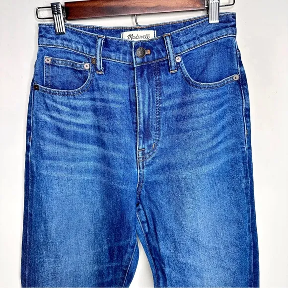Madewell The '90s Straight Jean in Penwood Wash: BCRF Selvedge Edition SZ 25