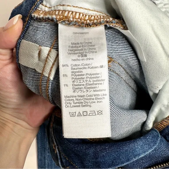 Madewell The '90s Straight Jean in Penwood Wash: BCRF Selvedge Edition SZ 25