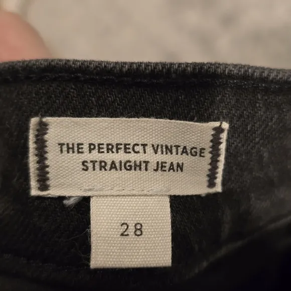 Madewell The Perfect Vintage Straight Jean Size 28