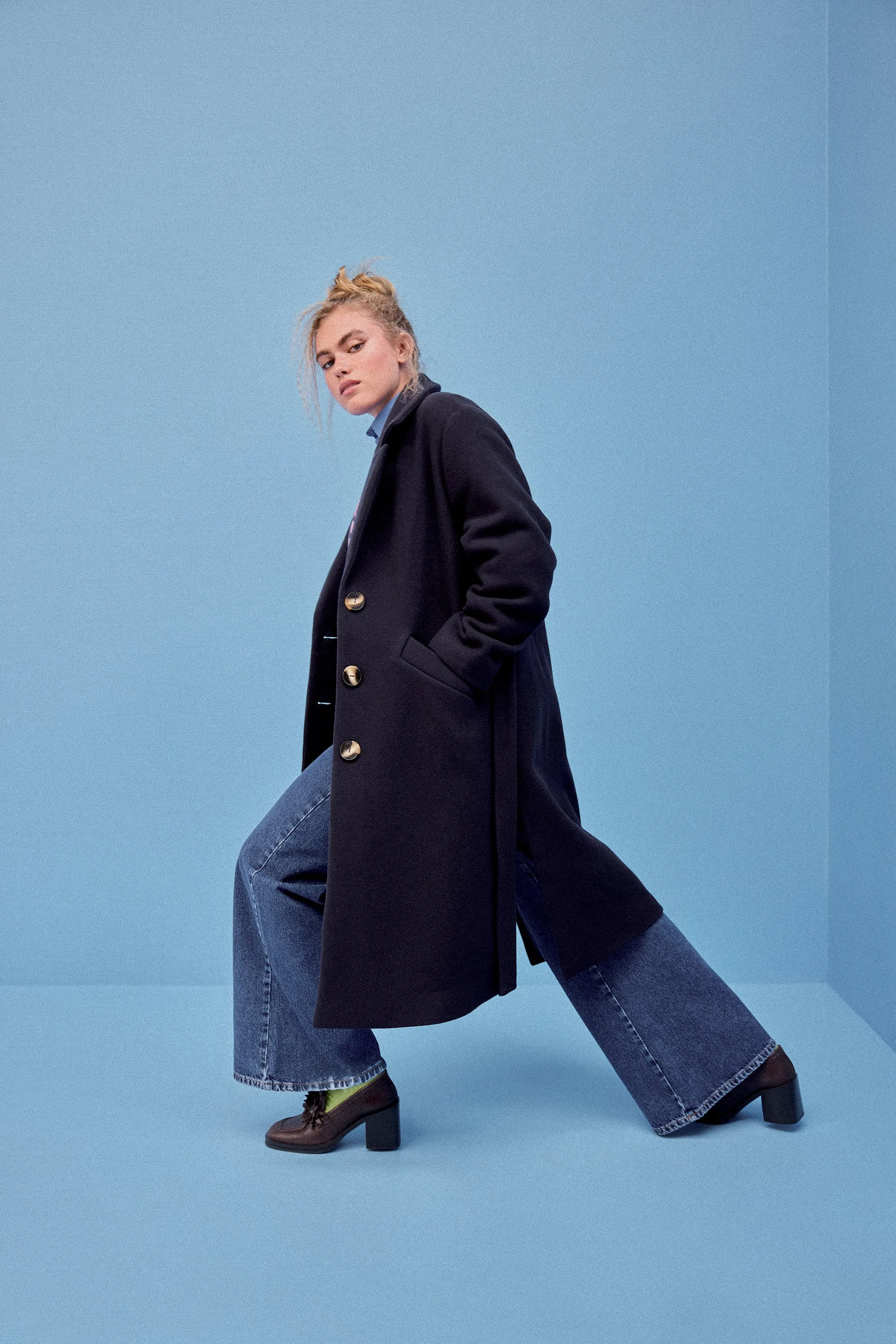 MANTEAU RAY BLEU MARINE