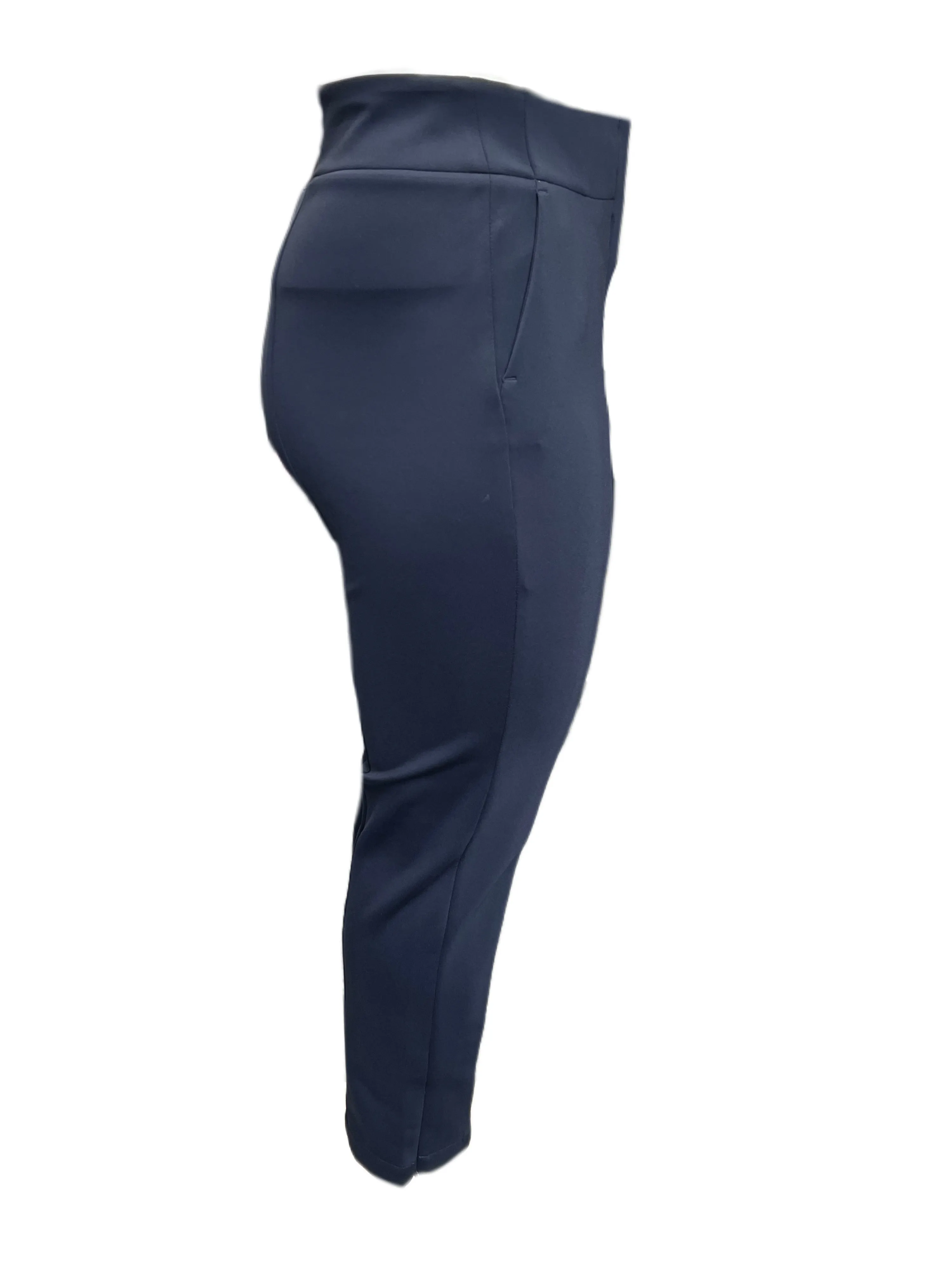 Marina Rinaldi Women's Navy Olmio Skinny Pants NWT