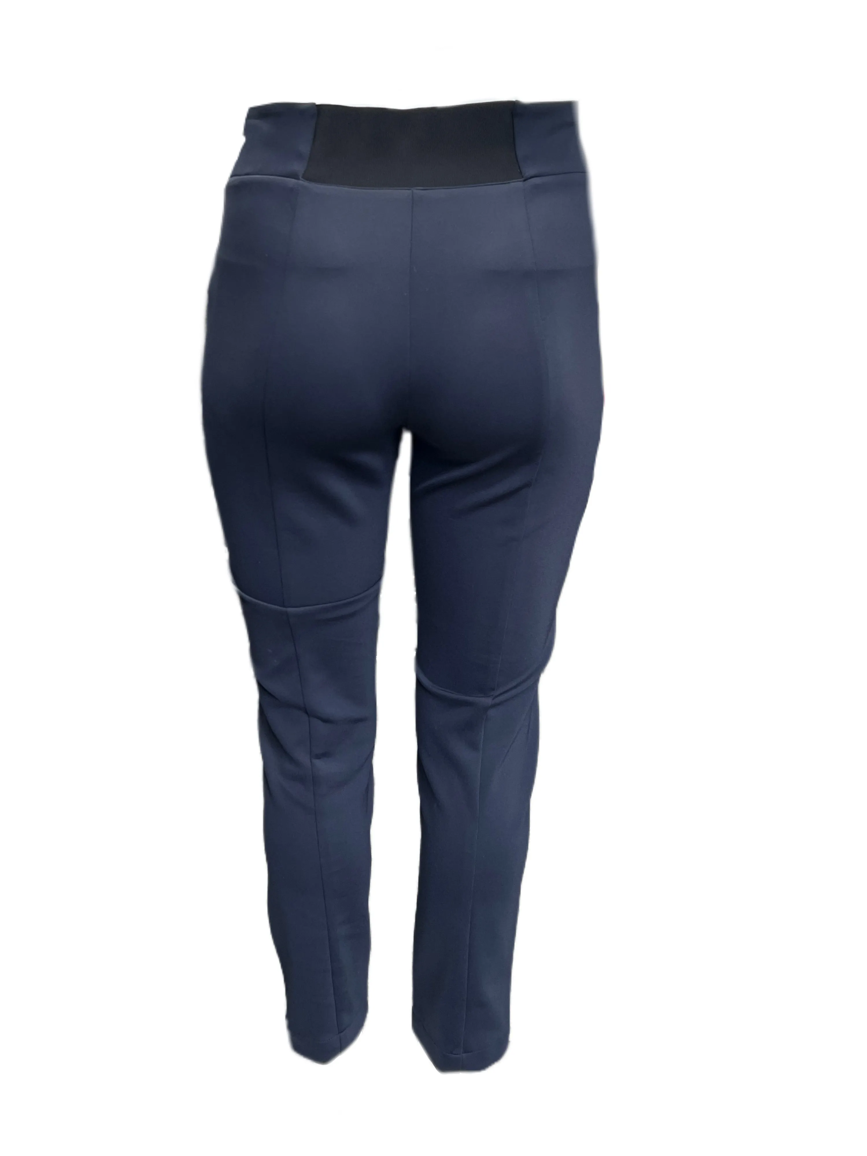 Marina Rinaldi Women's Navy Olmio Skinny Pants NWT