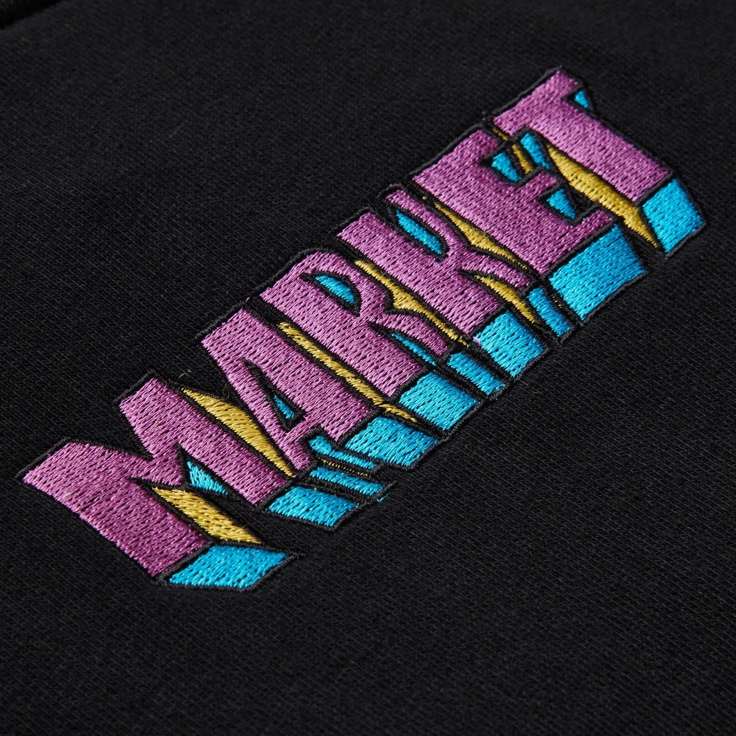 Market Men Smiley Into The Unknown Hoodie Black