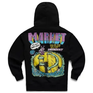 Market Men Smiley Into The Unknown Hoodie Black