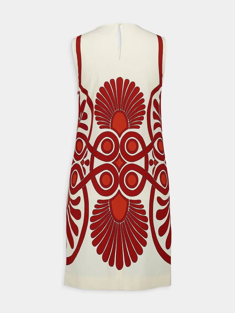 Medallion Placée Cream Stretch Tunic
