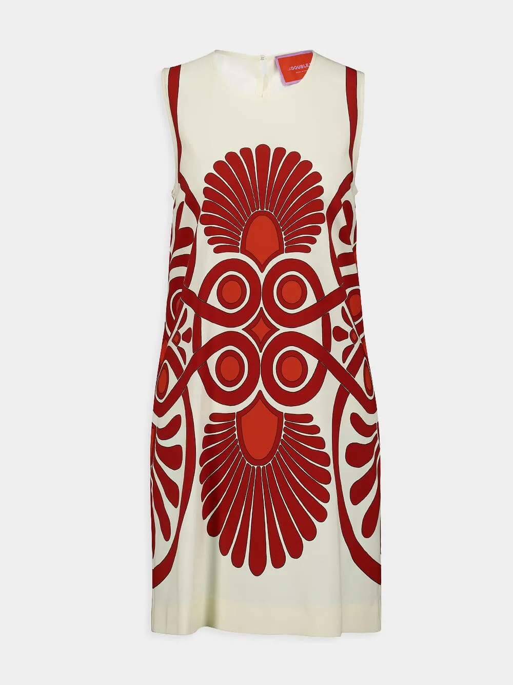 Medallion Placée Cream Stretch Tunic