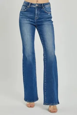 Medium Wash Mid Rise Bootcut Jeans (Plus Exclusive!) - Risen Jeans