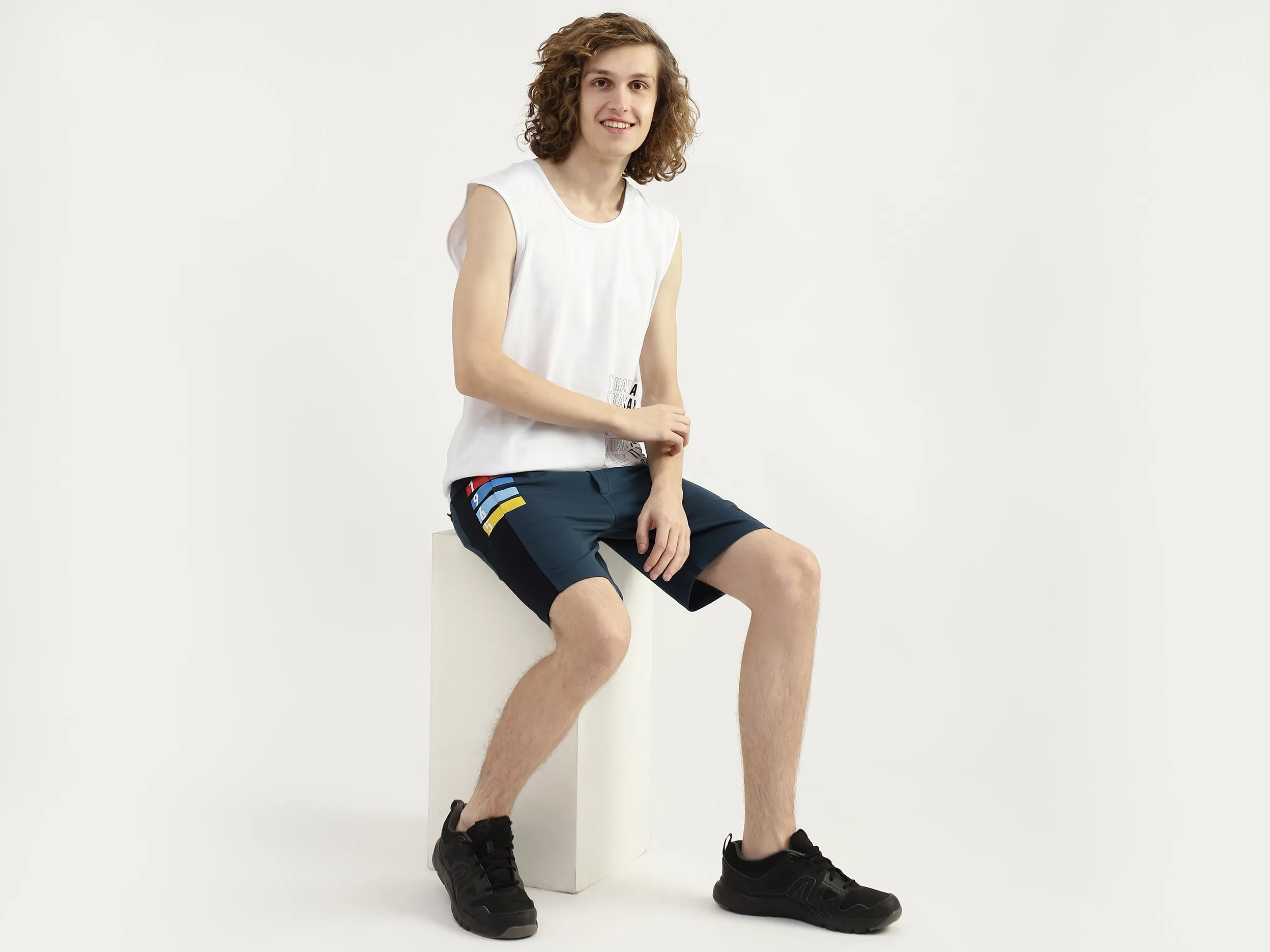 Men Printed Regular Fit Shorts