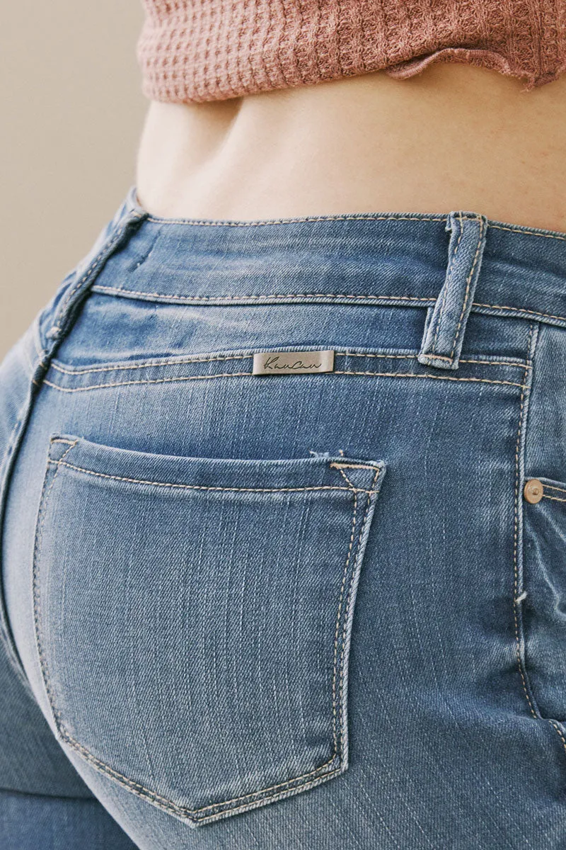 Mendy Mid Rise Super Skinny Jeans