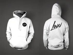 Men's L.A.W Hoodie (White/Black)
