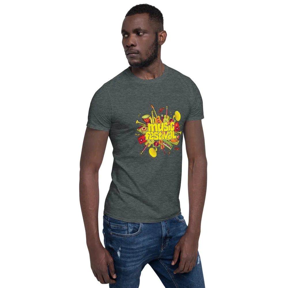 Men's Round Neck T Shirt - The Musical Festival