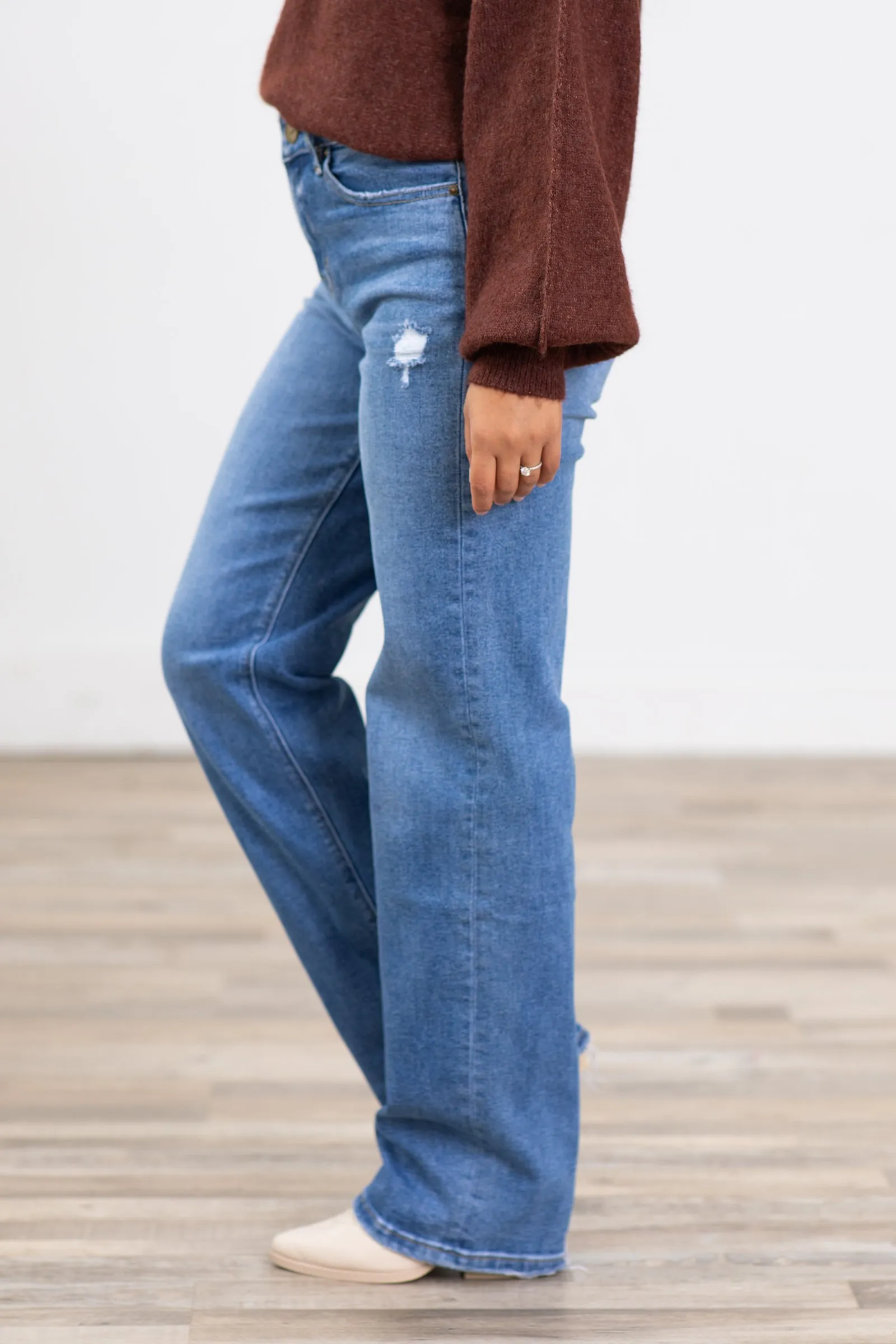 Mica High Rise Relaxed Straight Leg Jeans