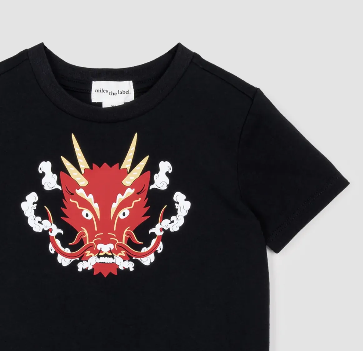 Miles the Label Face the Dragon Tee