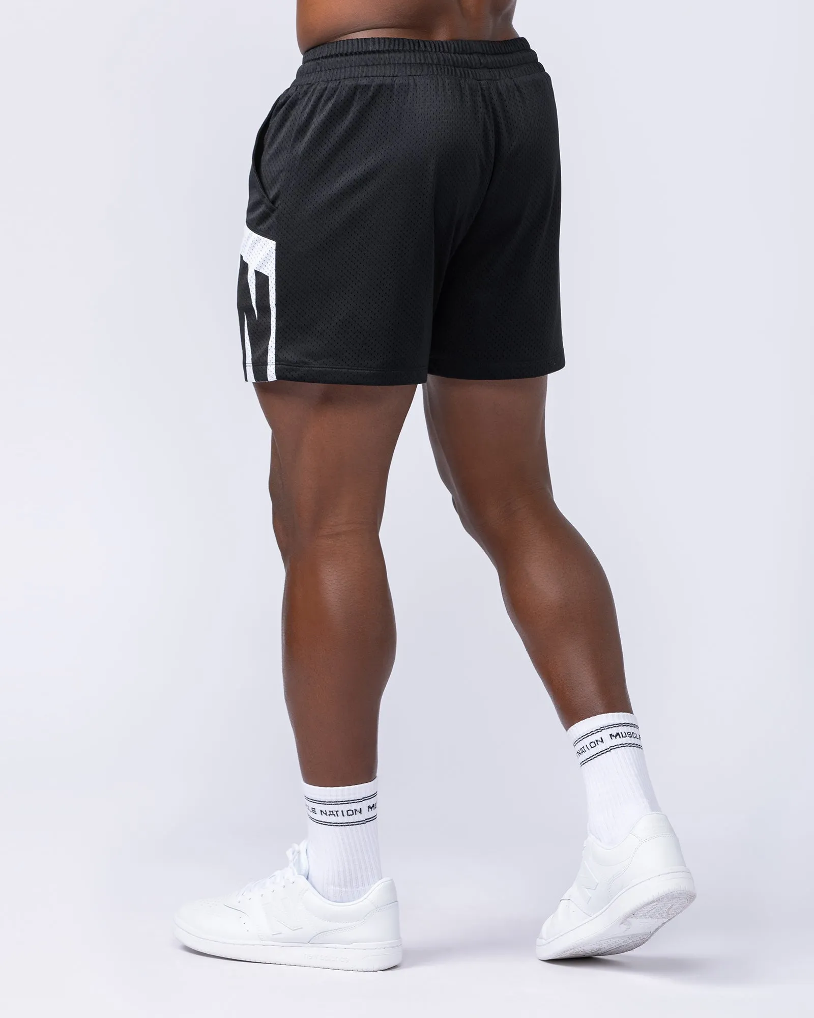MNation Lay Up 3.5" Shorts - Black
