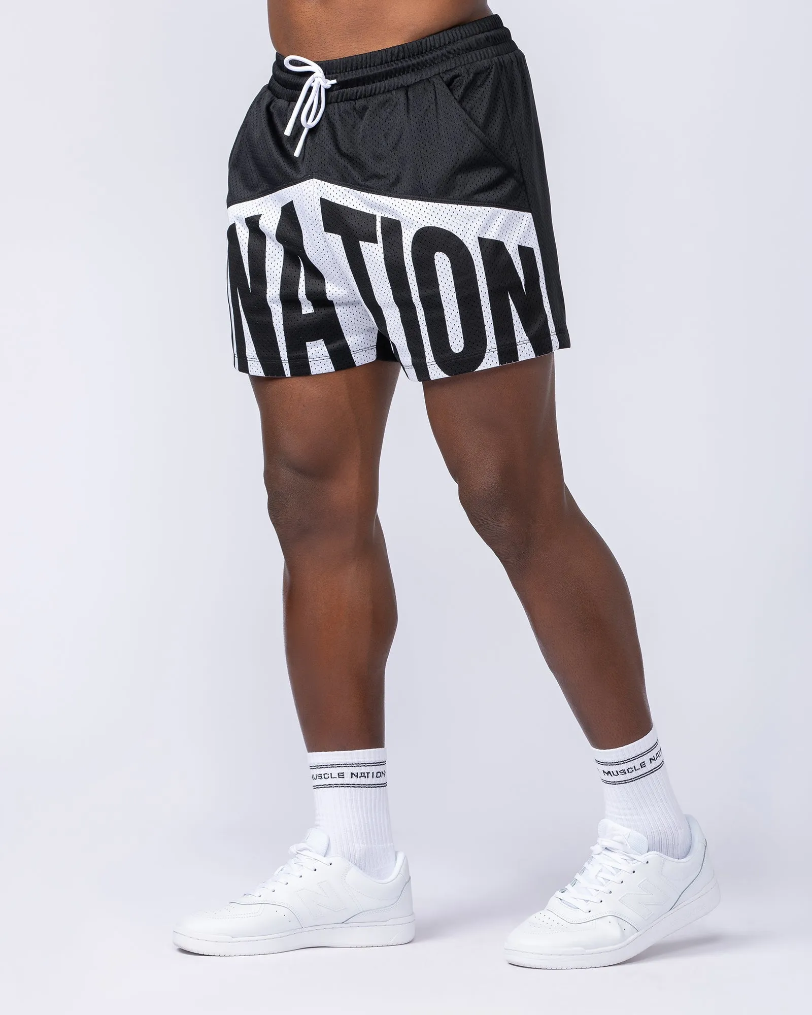 MNation Lay Up 3.5" Shorts - Black