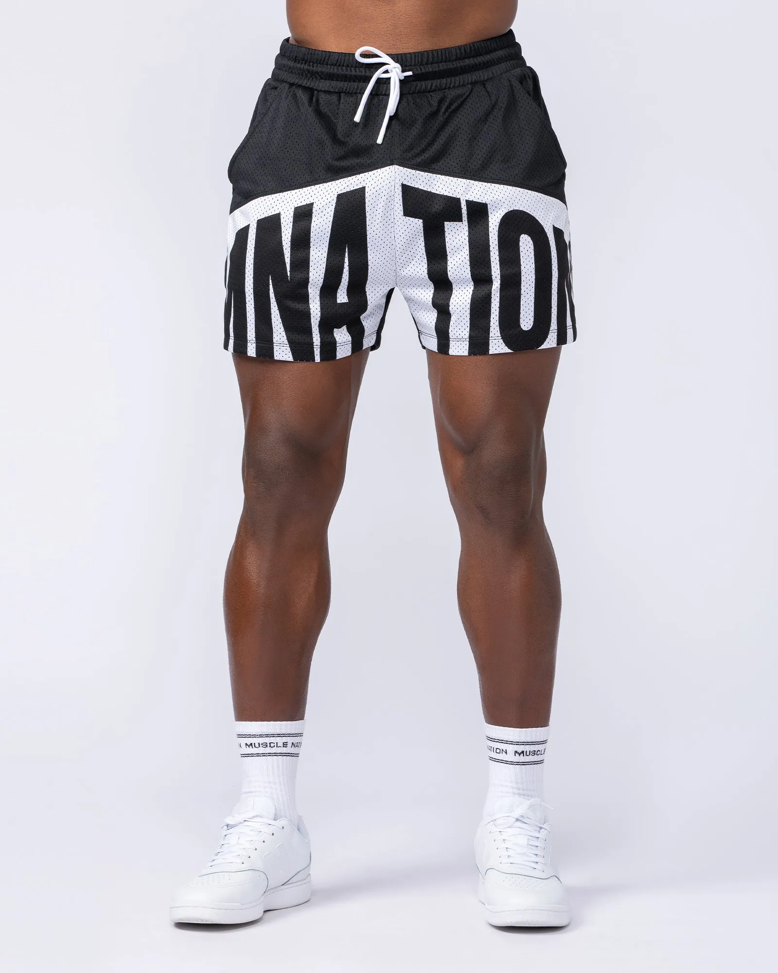 MNation Lay Up 3.5" Shorts - Black