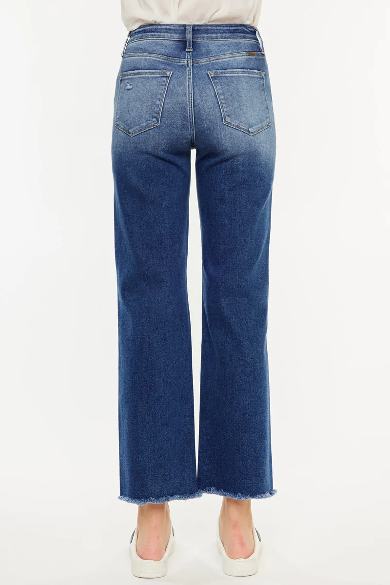 Mollie High Rise 90's Criss Cross Jeans