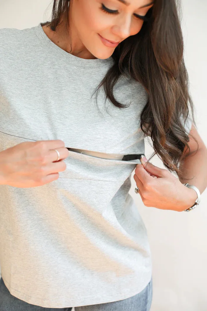 Movemama Nursing Tee w/ Full Zip