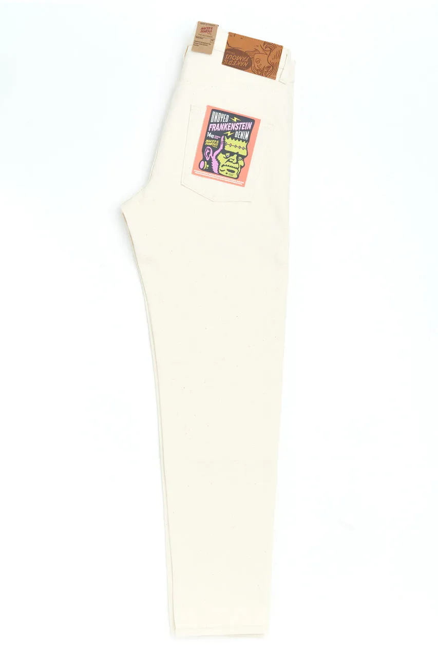 Naked & Famous Denim Easy Guy Undyed Frankenstein Denim