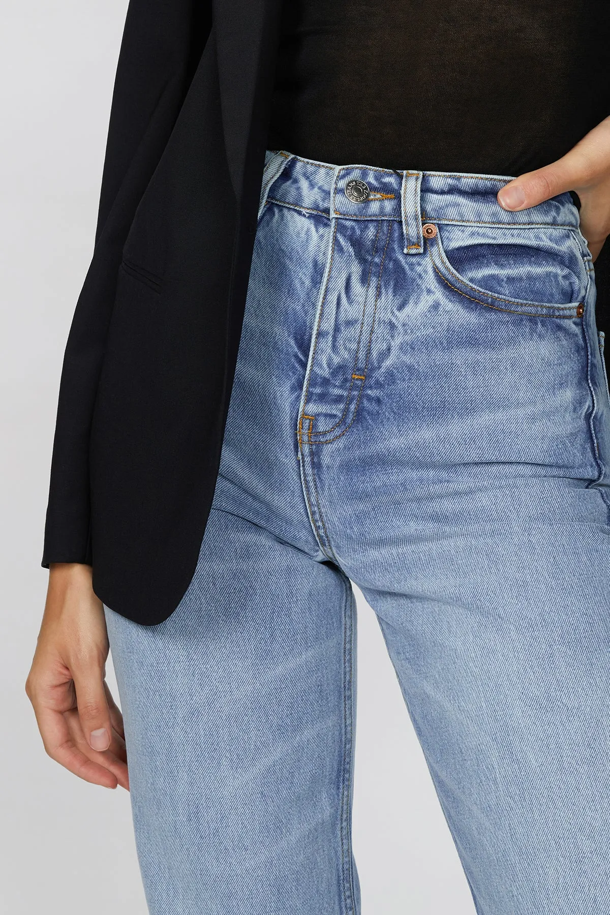 NAOMY HIGH-RISE STRAIGHT-LEG JEANS