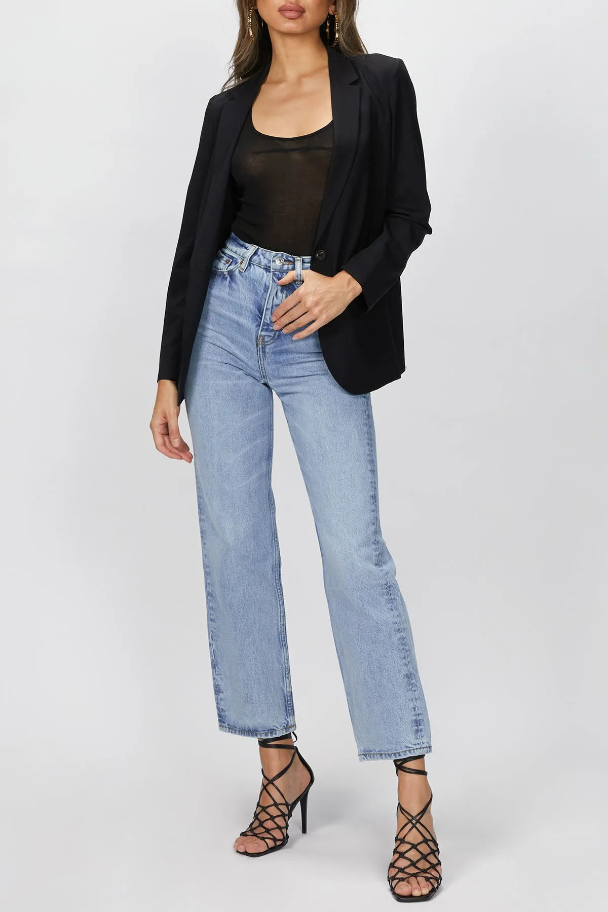 NAOMY HIGH-RISE STRAIGHT-LEG JEANS