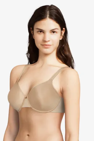 NEW CHANTELLE C ESSENTIAL FULL COVERAGE T-SHIRT BRA IN NUDE, SZ 32DD, ALSO FITS 34D! RETAILS $85 