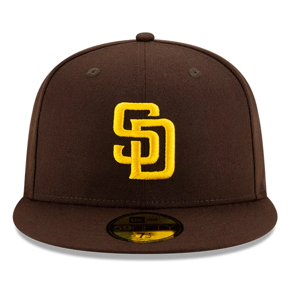 New Era 59Fifty Authentic Collection San Diego Padres Home Hat - Brown