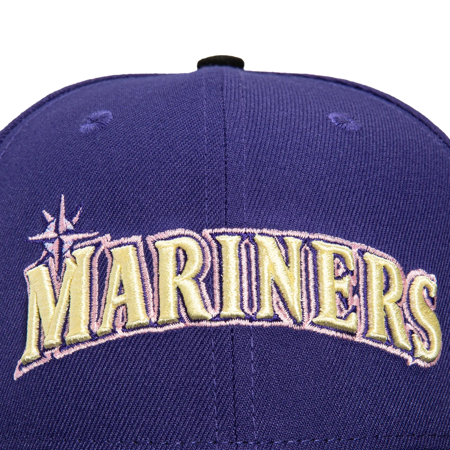 New Era 59Fifty Seattle Mariners 20th Anniversary Patch Jersey Hat - Purple, Black