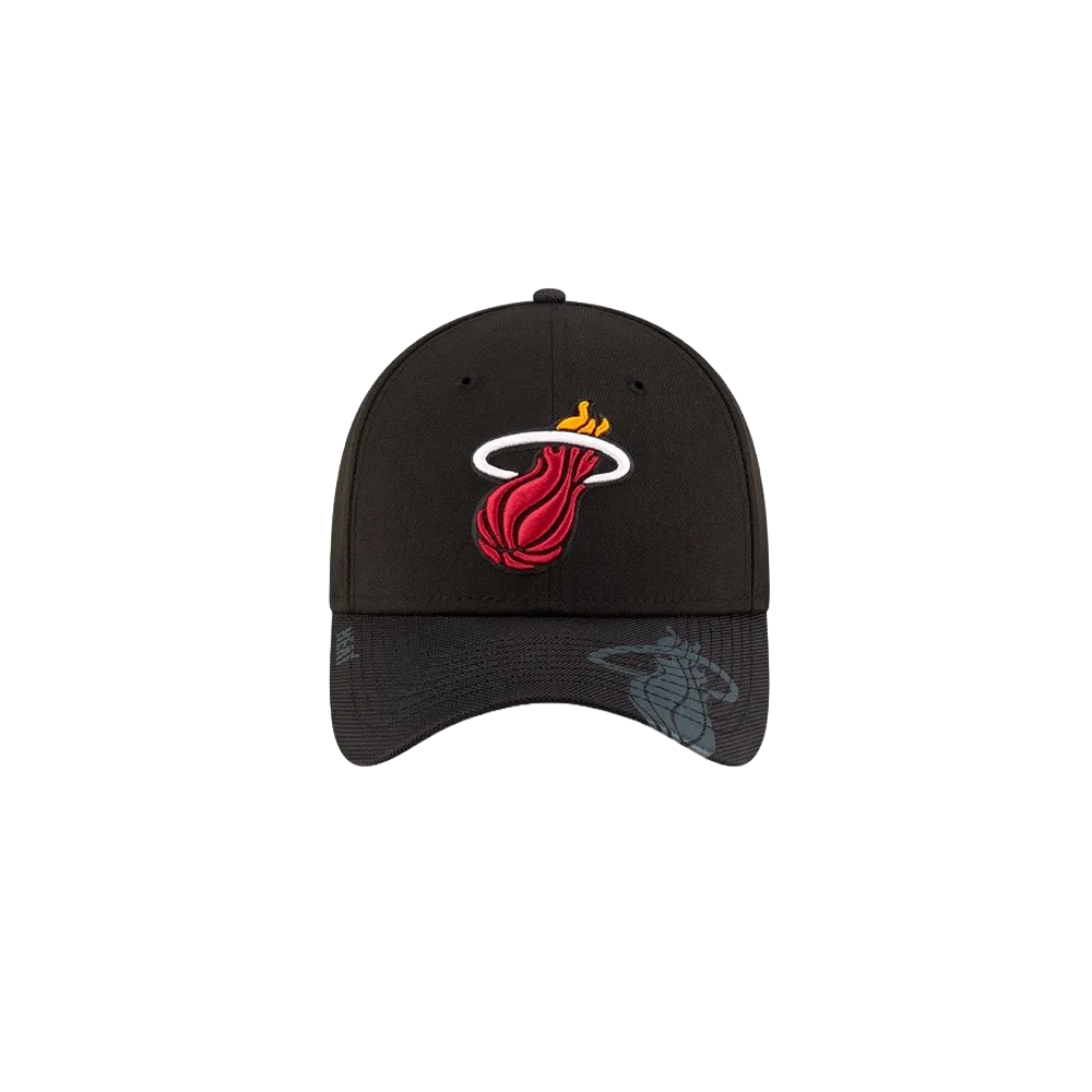 New Era Miami HEAT Visor Hit Flex Fit Dad Hat