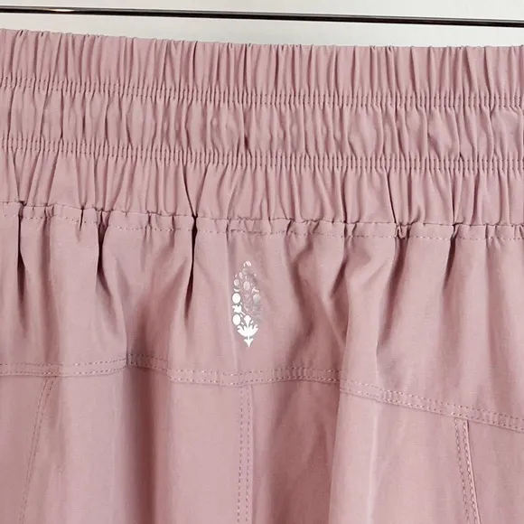 NEW FP Movement Free People Bring Your Game Long High Waist Active Shorts Mauve