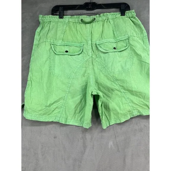 New Free People Moon Bay Parachute Shorts Size Small Irish Green